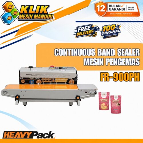 Mesin Continuous Band Sealer Packaging FR-900PH Heavypack