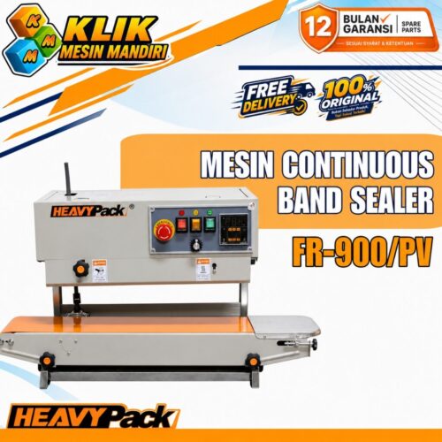 Mesin Continuous Band Sealer FR-900PV Heavypack