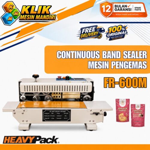 Mesin Continuous Band Sealer Heavypack FR-600M