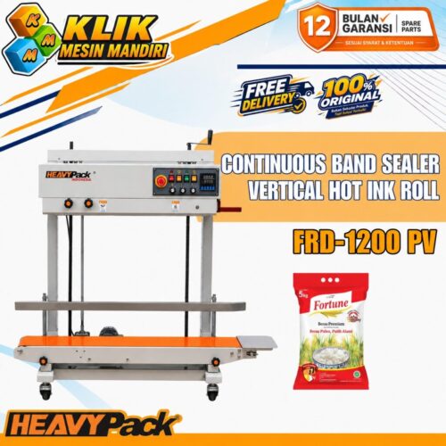 Mesin Continuous Band Sealer With Coding Ink Roll FRD-1200PV Heavypack