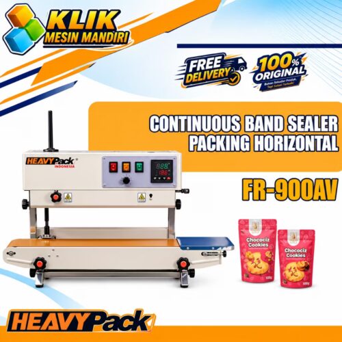 Mesin Continuous Band Sealer Heavypack FR-900AV