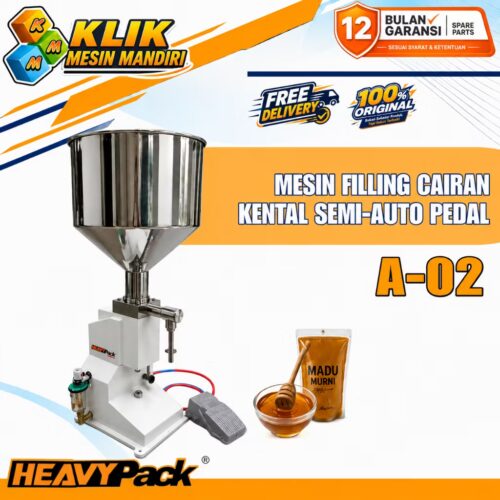 Mesin Pengisian Cairan Filling Pasta Pneumatic A02 Heavypack